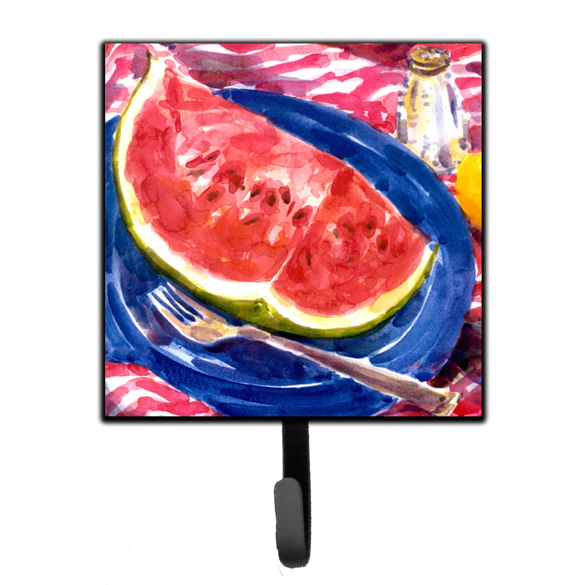Caroline'S Treasures 6028Sh4 Watermelon Leash Holder Or Key Hook, Small, Multicolor