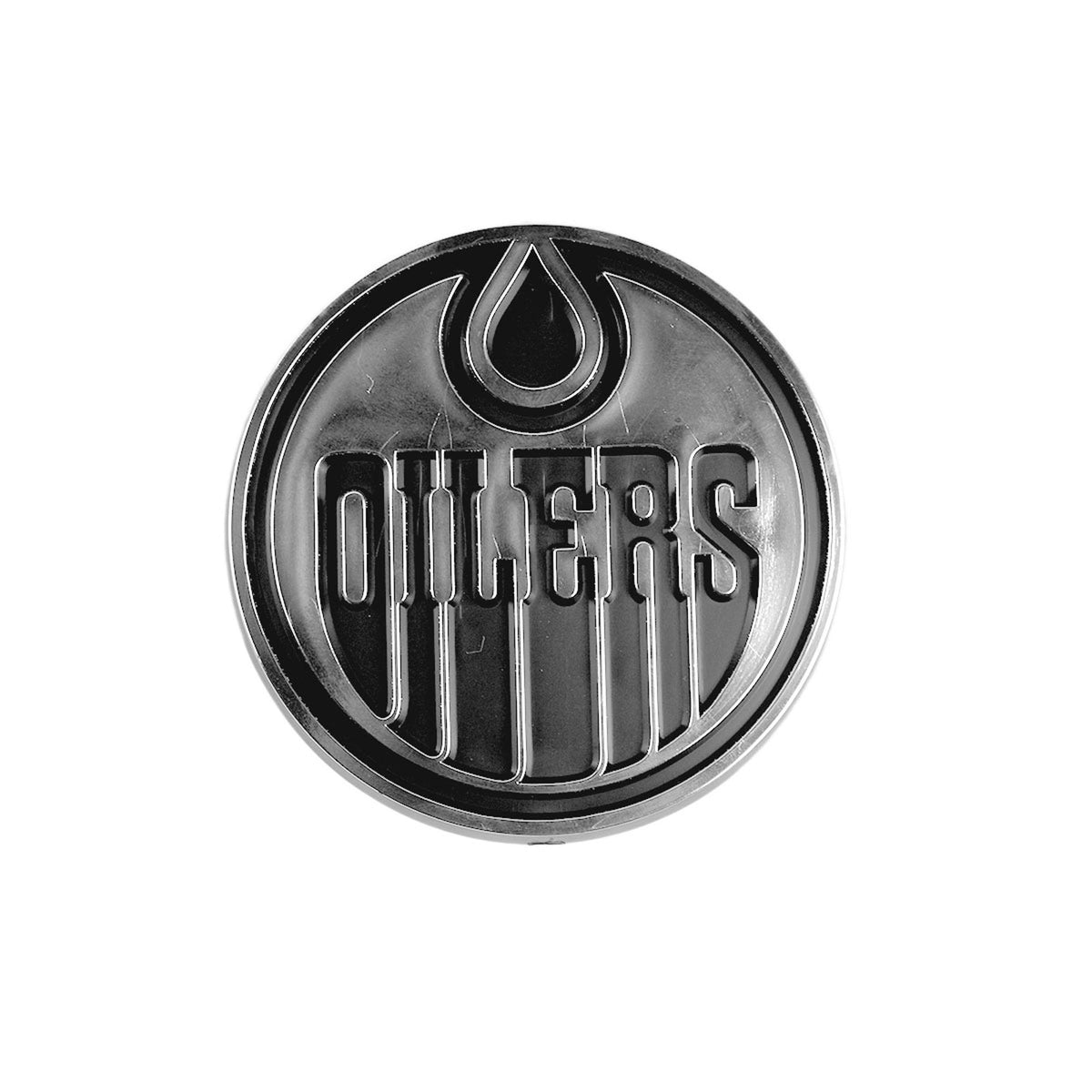Fanmats, Nhl - Edmonton Oilers Molded Chrome Emblem