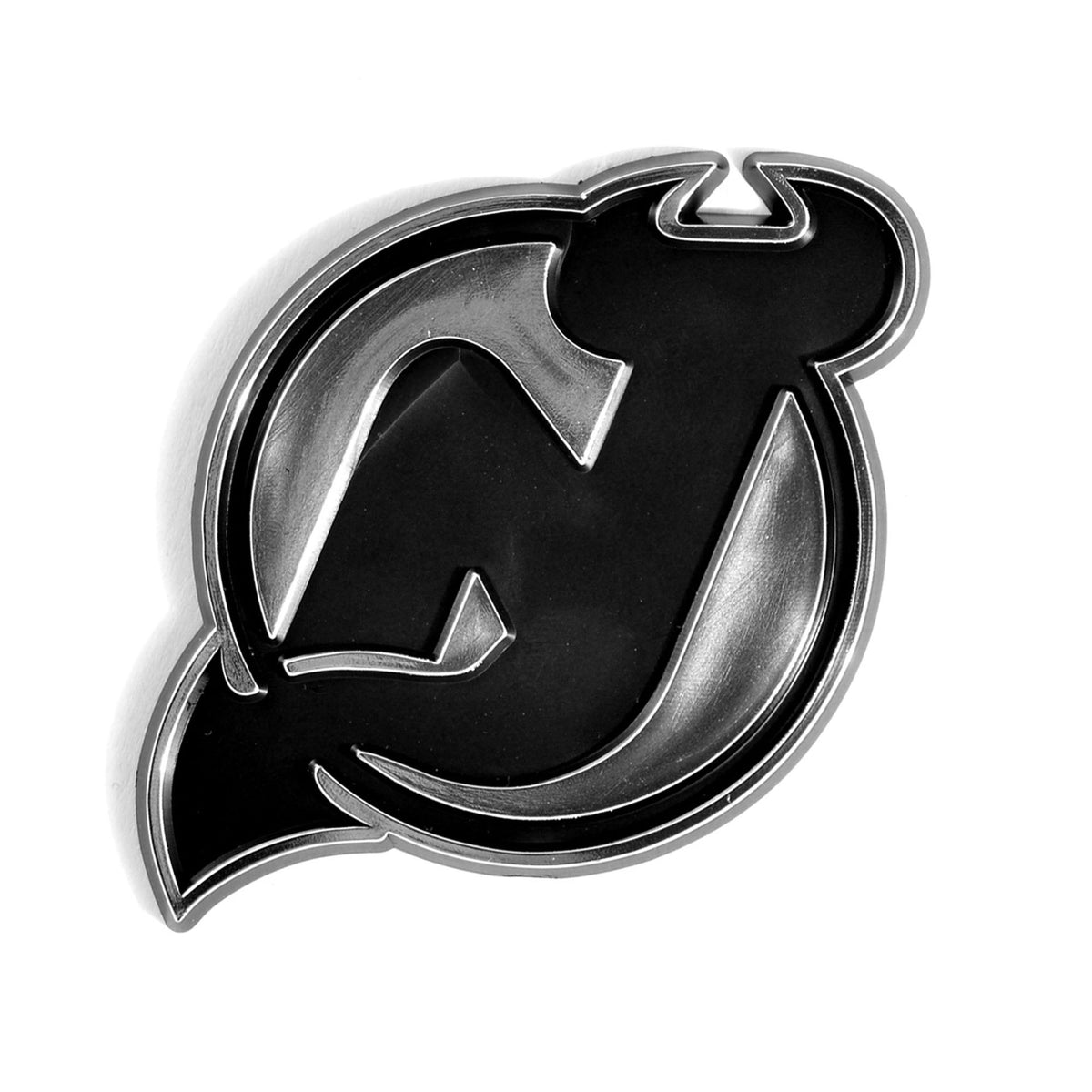 Fanmats, Nhl - New Jersey Devils Molded Chrome Emblem
