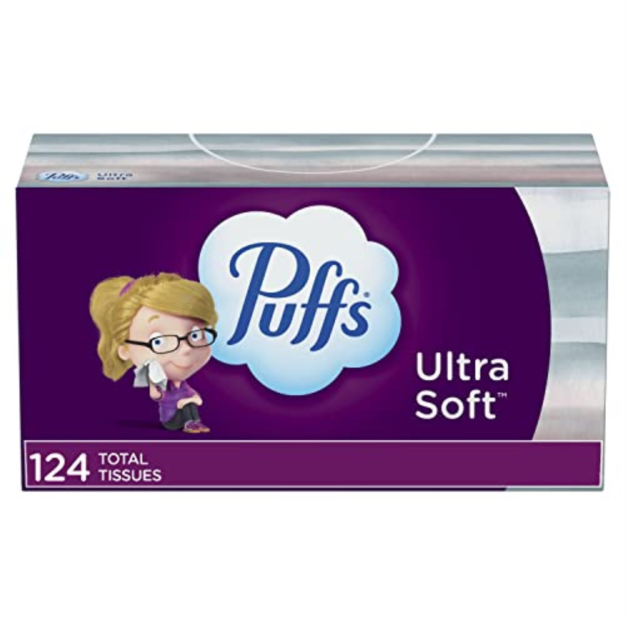 6034659 Face Tisue Us Wht2Ply1Pk Puffs Ultra Soft 124 Ct Facial Tissue (Pack Of 24)