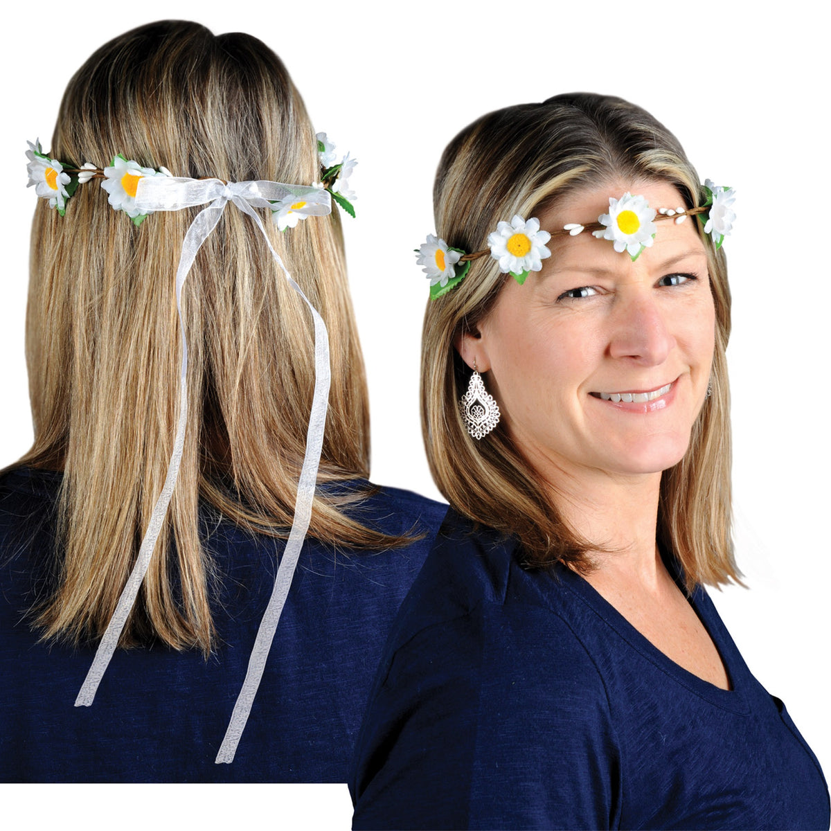 Daisy Headband, (Pack Of 12)