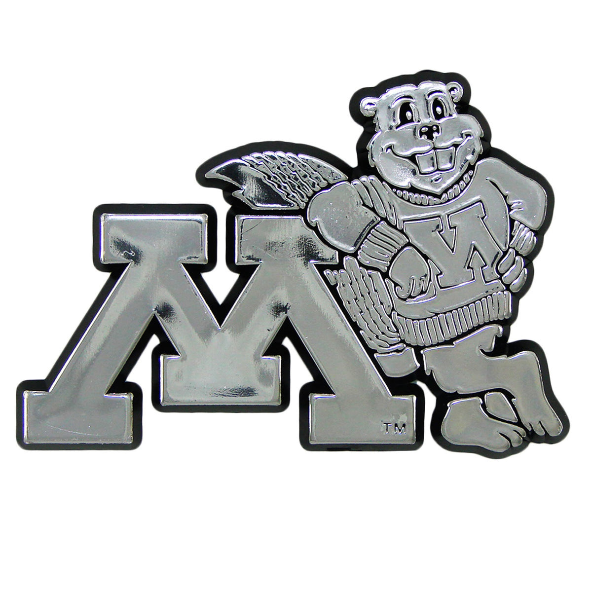 Fanmats, University Of Minnesota Molded Chrome Emblem