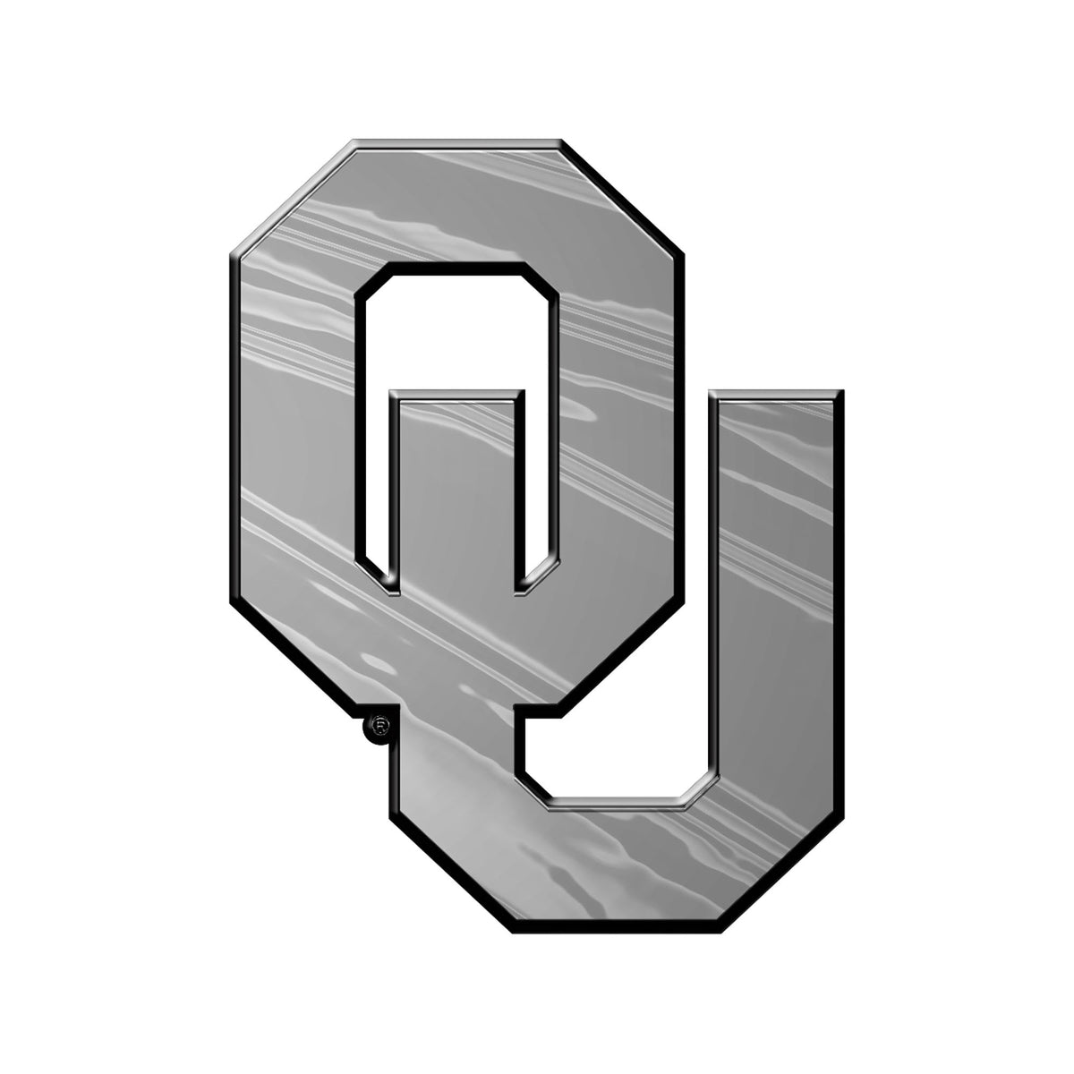 Fanmats, University Of Oklahoma Molded Chrome Emblem