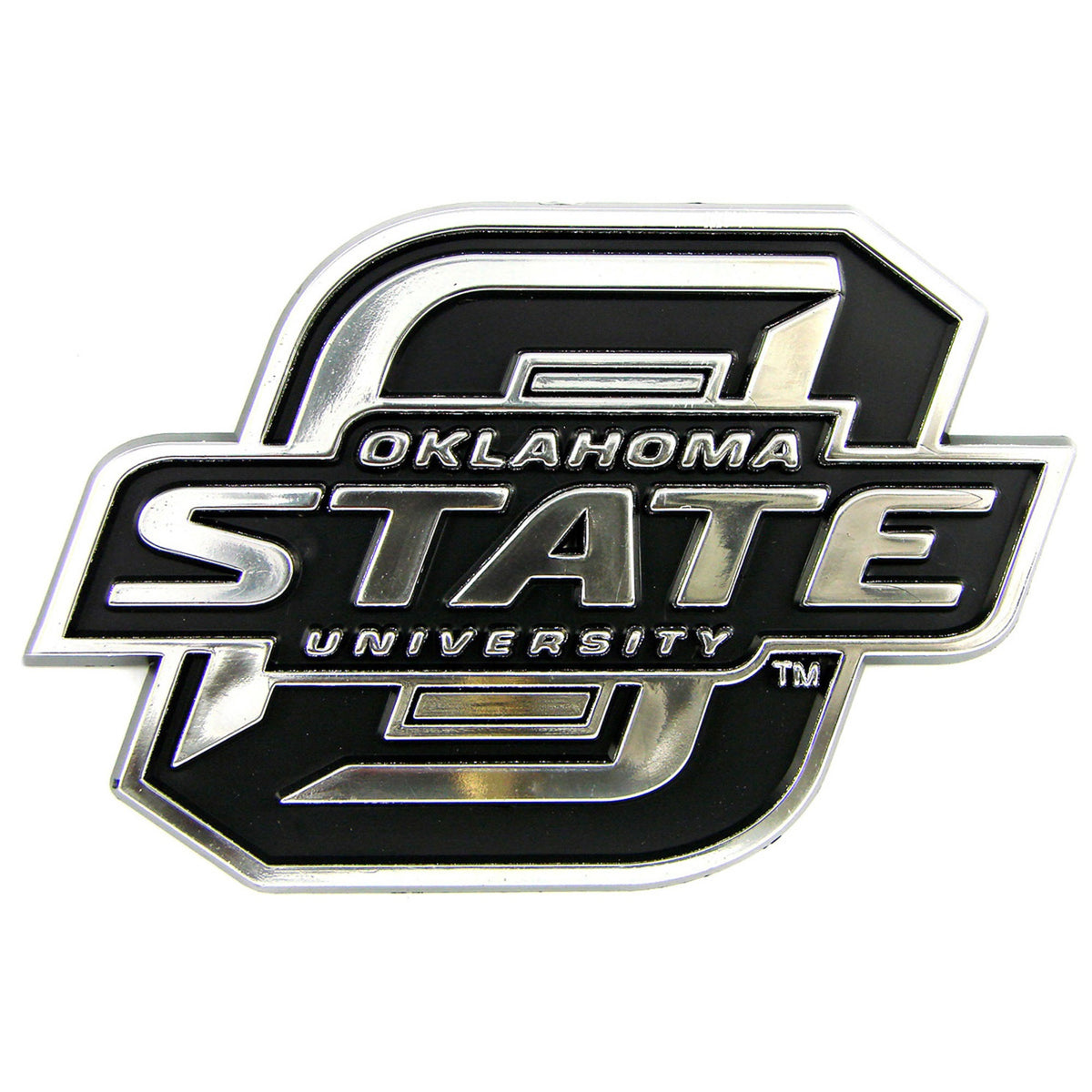 Fanmats, Oklahoma State University Molded Chrome Emblem