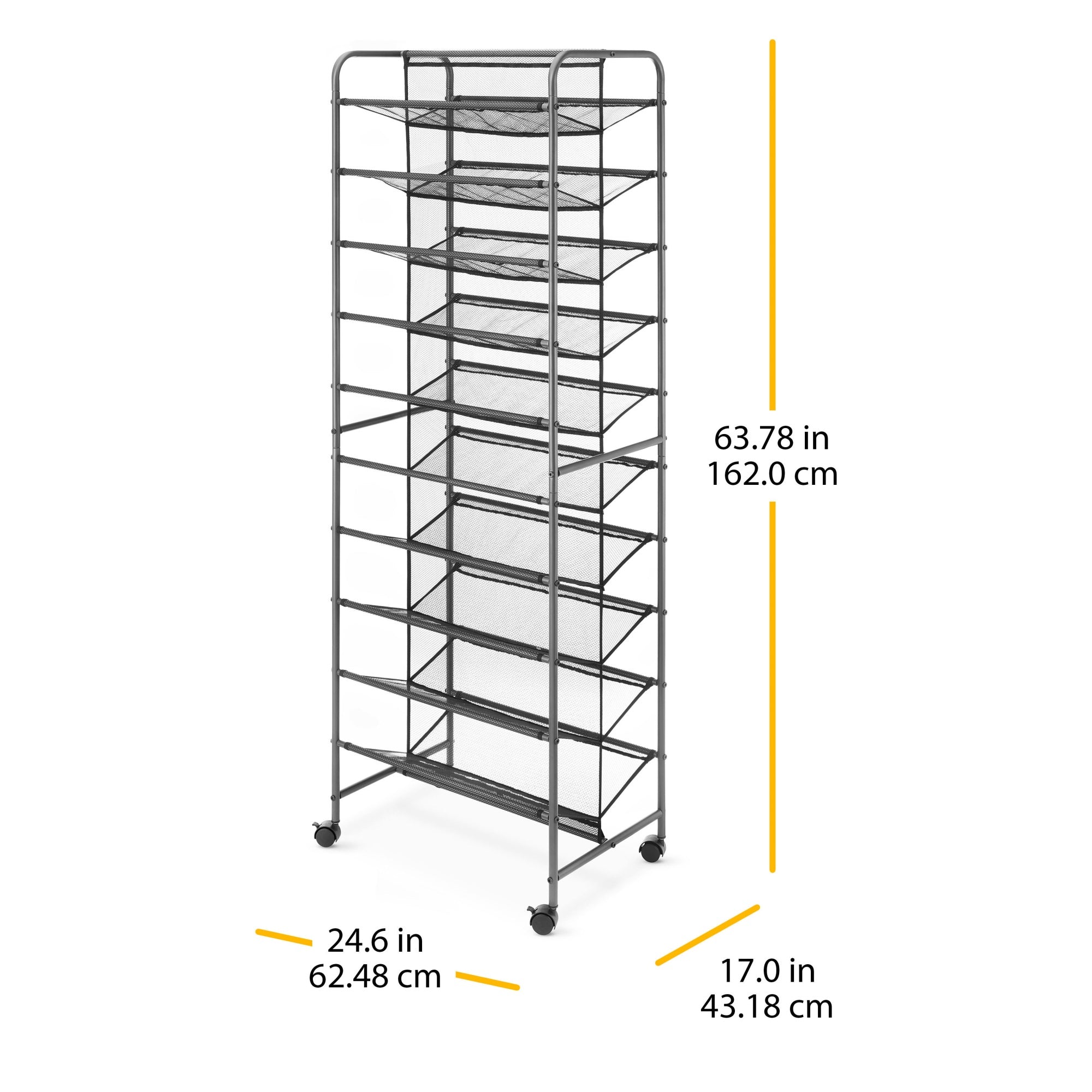 Whitmor 10-tier Shoe Cart
