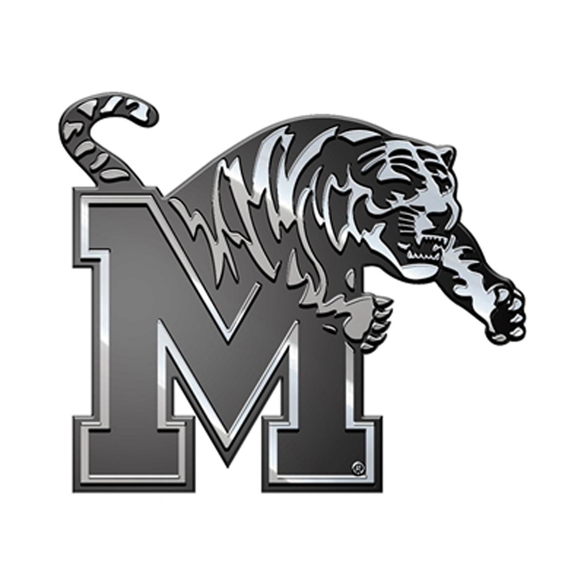 Fanmats, University Of Memphis Molded Chrome Emblem