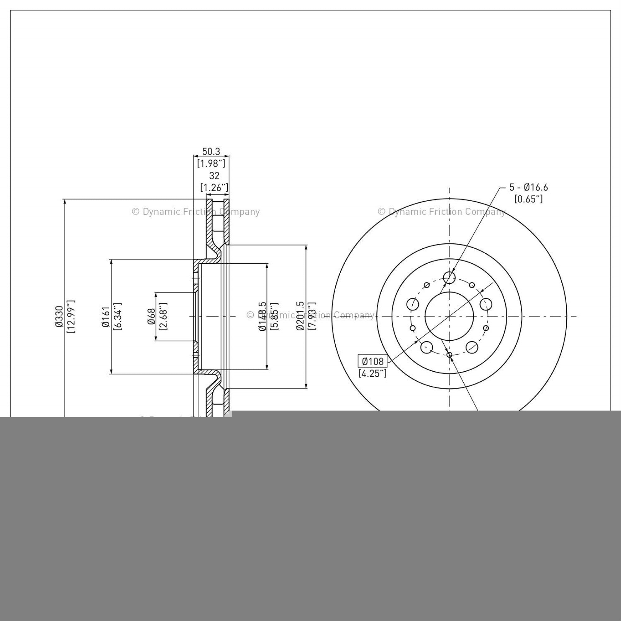 Geospec Coated Rotor - Oem Blank 604-27031
