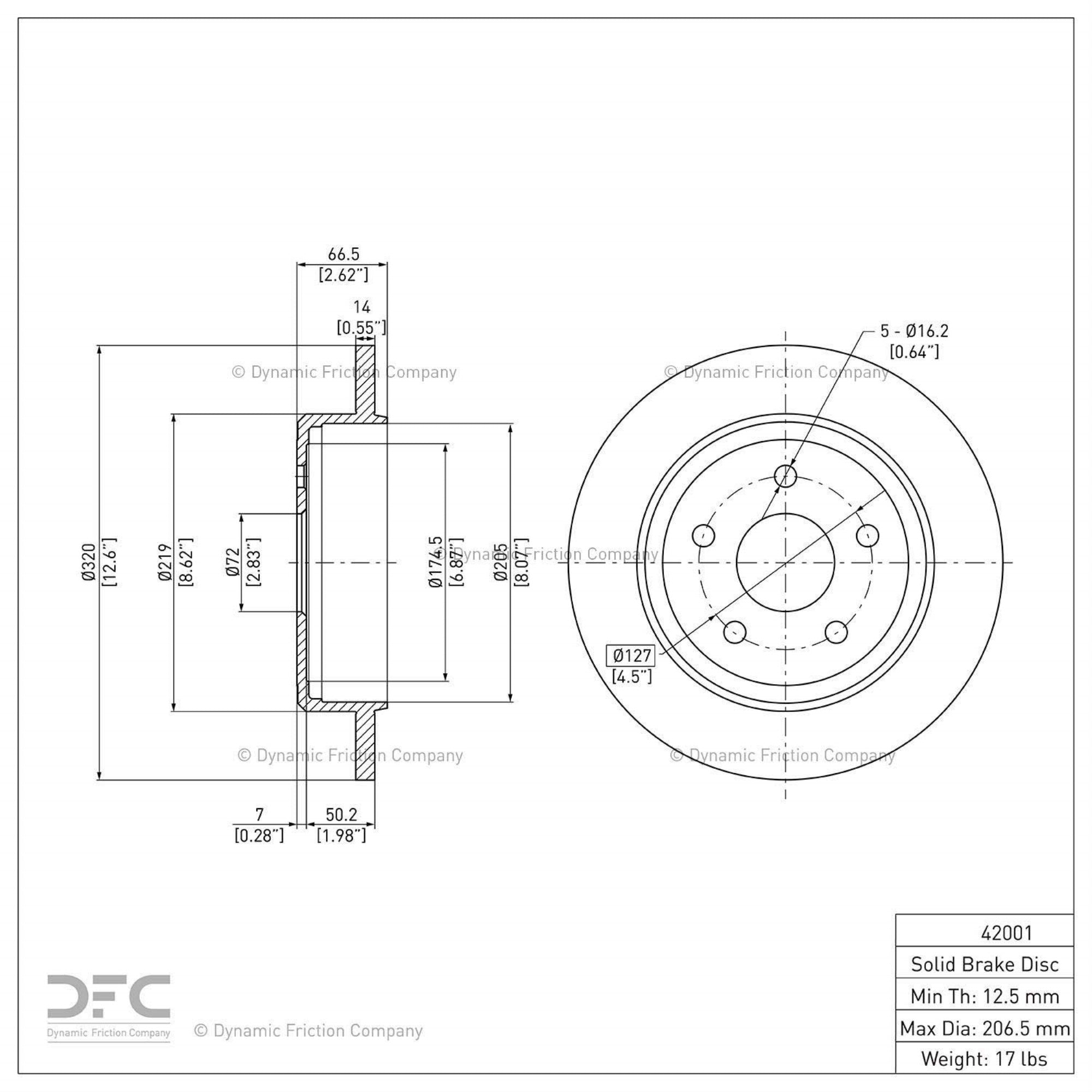 Geospec Coated Rotor - Oem Blank 604-42001