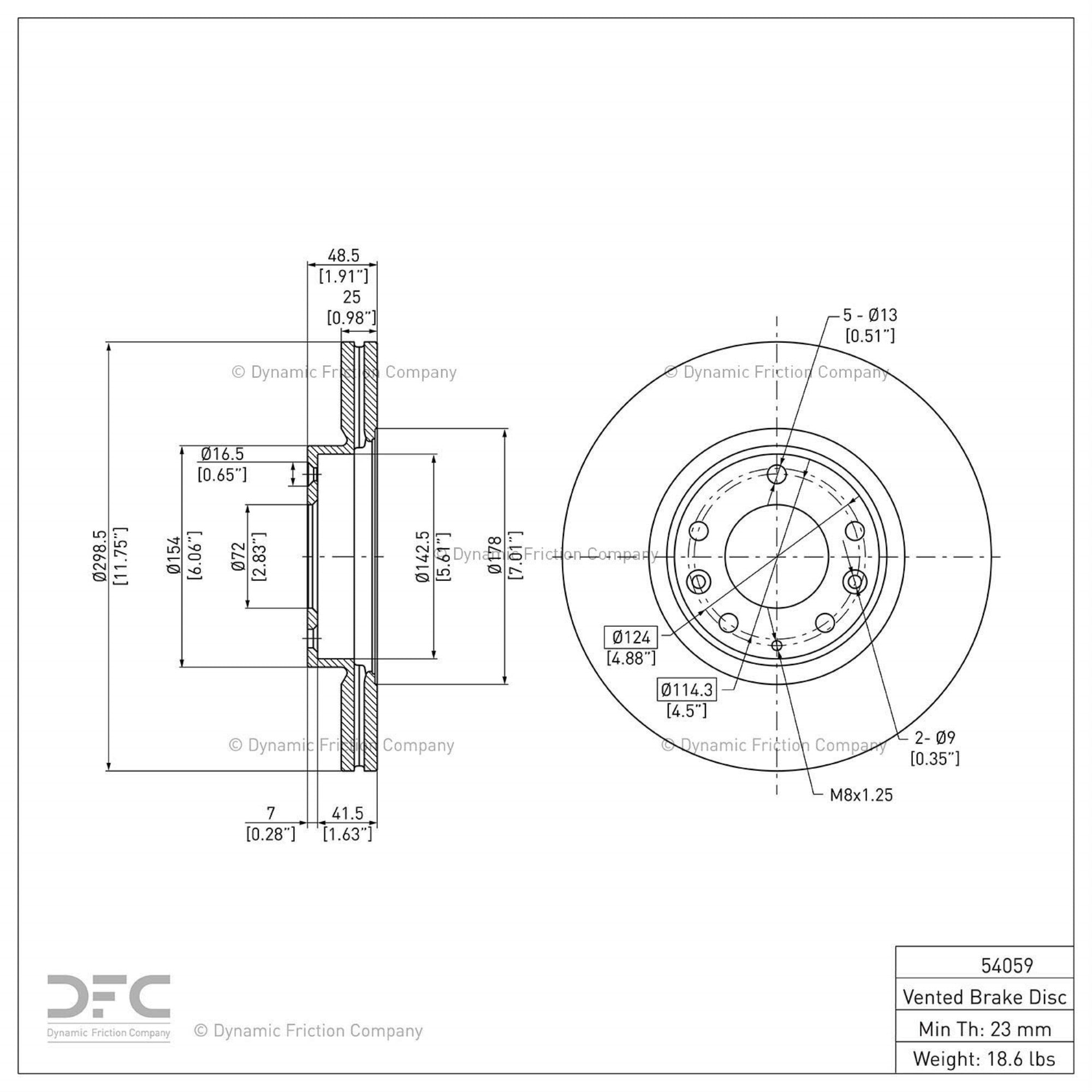 Geospec Coated Rotor - Oem Blank 604-54059