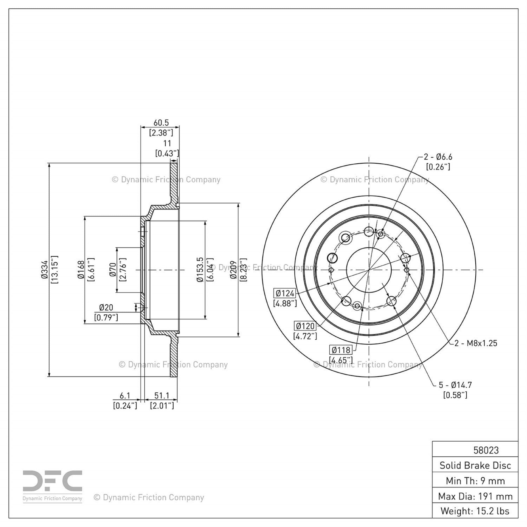 Geospec Coated Rotor - Oem Blank 604-58023