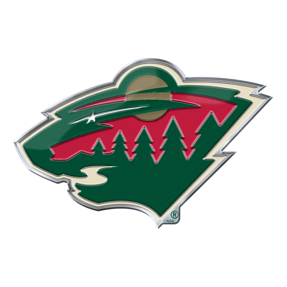 Fanmats, Nhl - Minnesota Wild Embossed Color Emblem