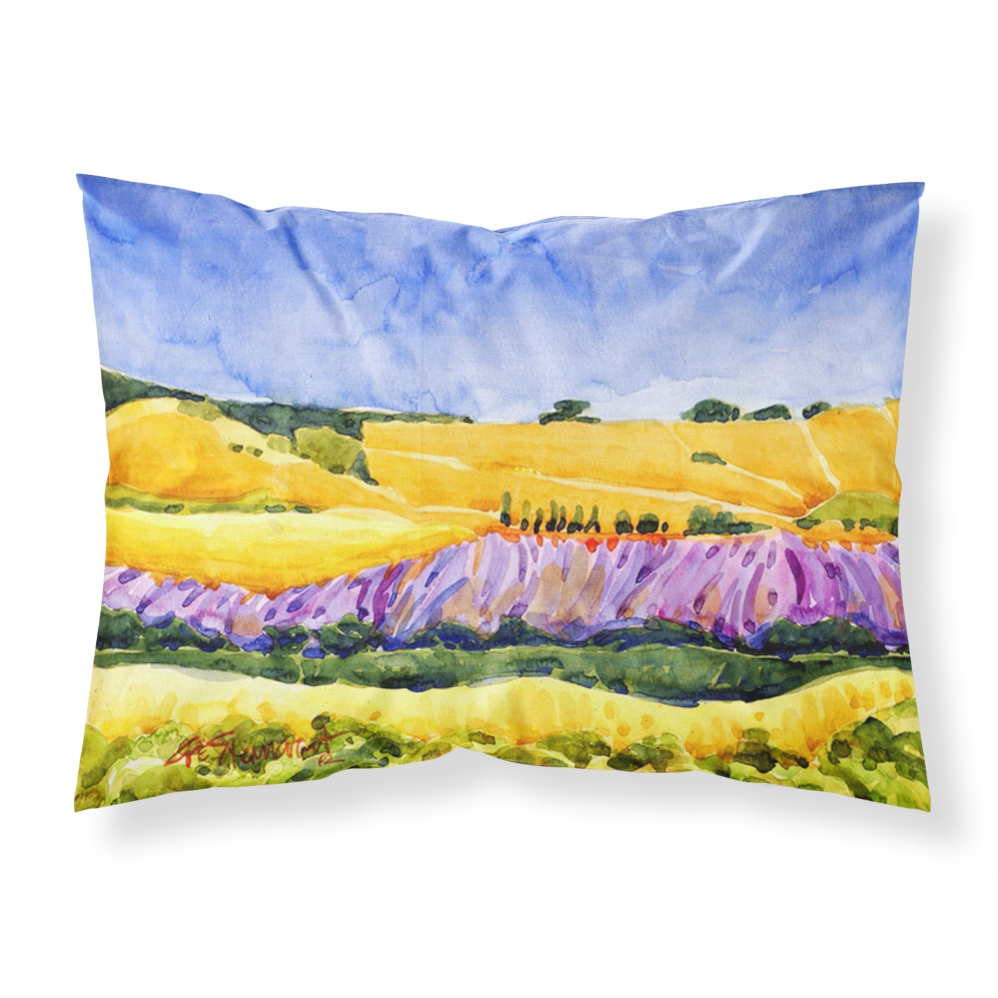 Caroline'S Treasures 6053Pillowcase Landscape Moisture Wicking Fabric Standard Pillowcase, Large, Multicolor