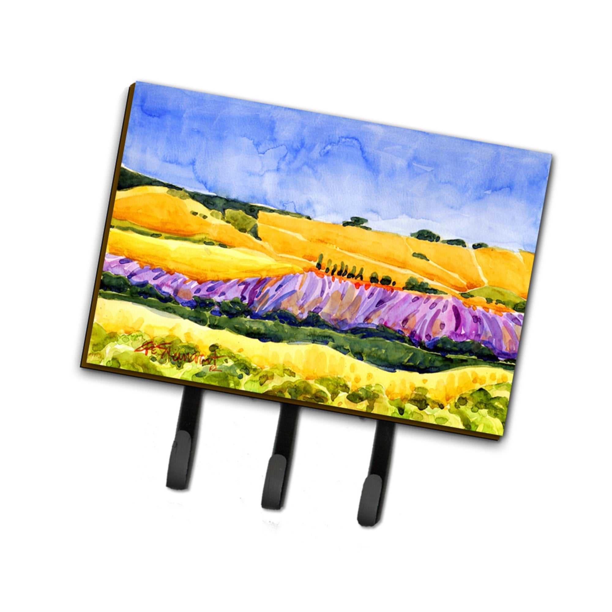 Caroline'S Treasures 6053Th68 Landscape Leash Holder Or Key Hook, Large, Multicolor