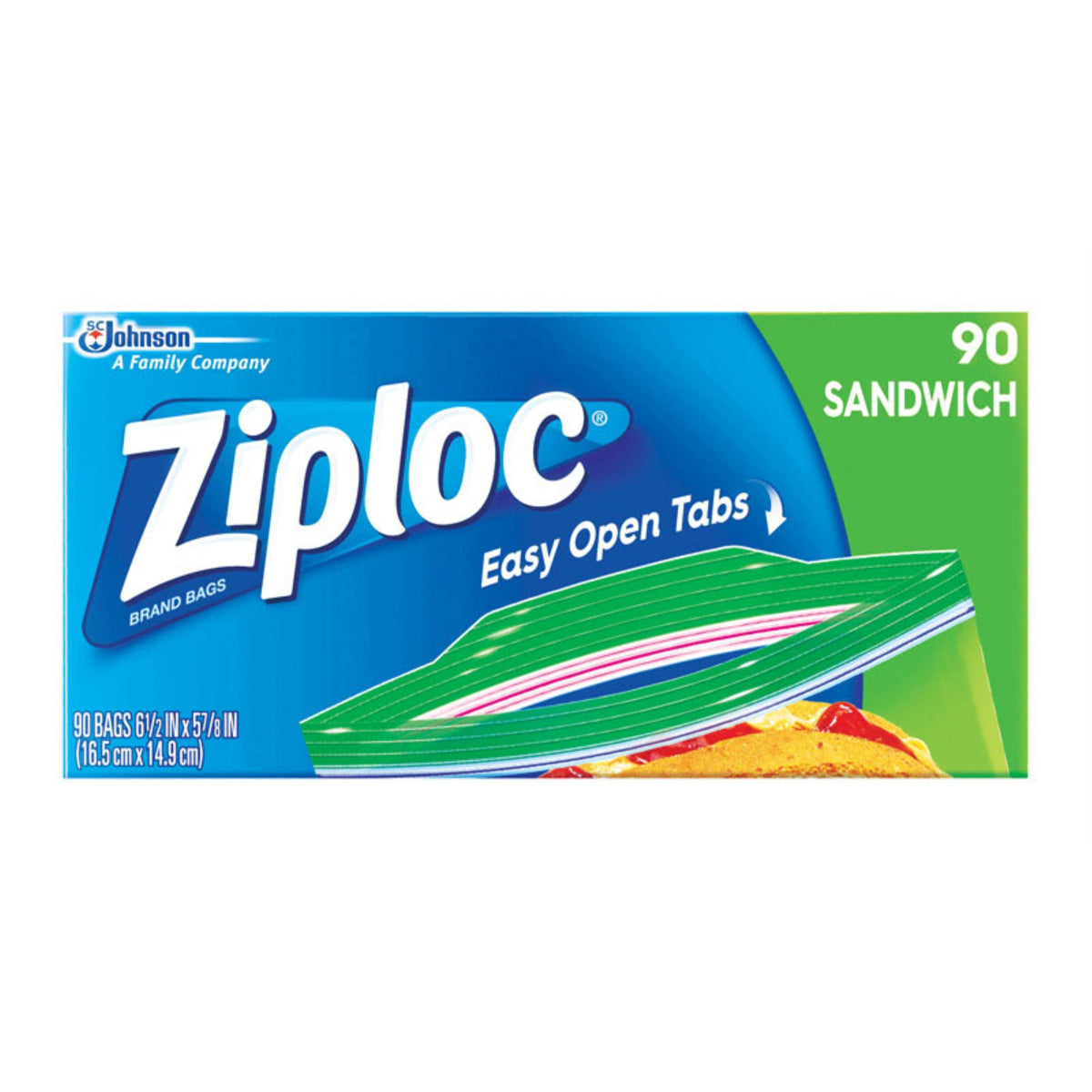 Bag Sandwich Ezopn 90Ct (Pack Of 12)