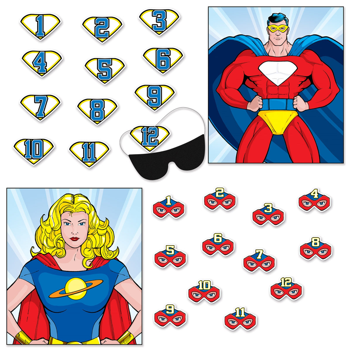 Hero Party Games, (Pack Of 24)
