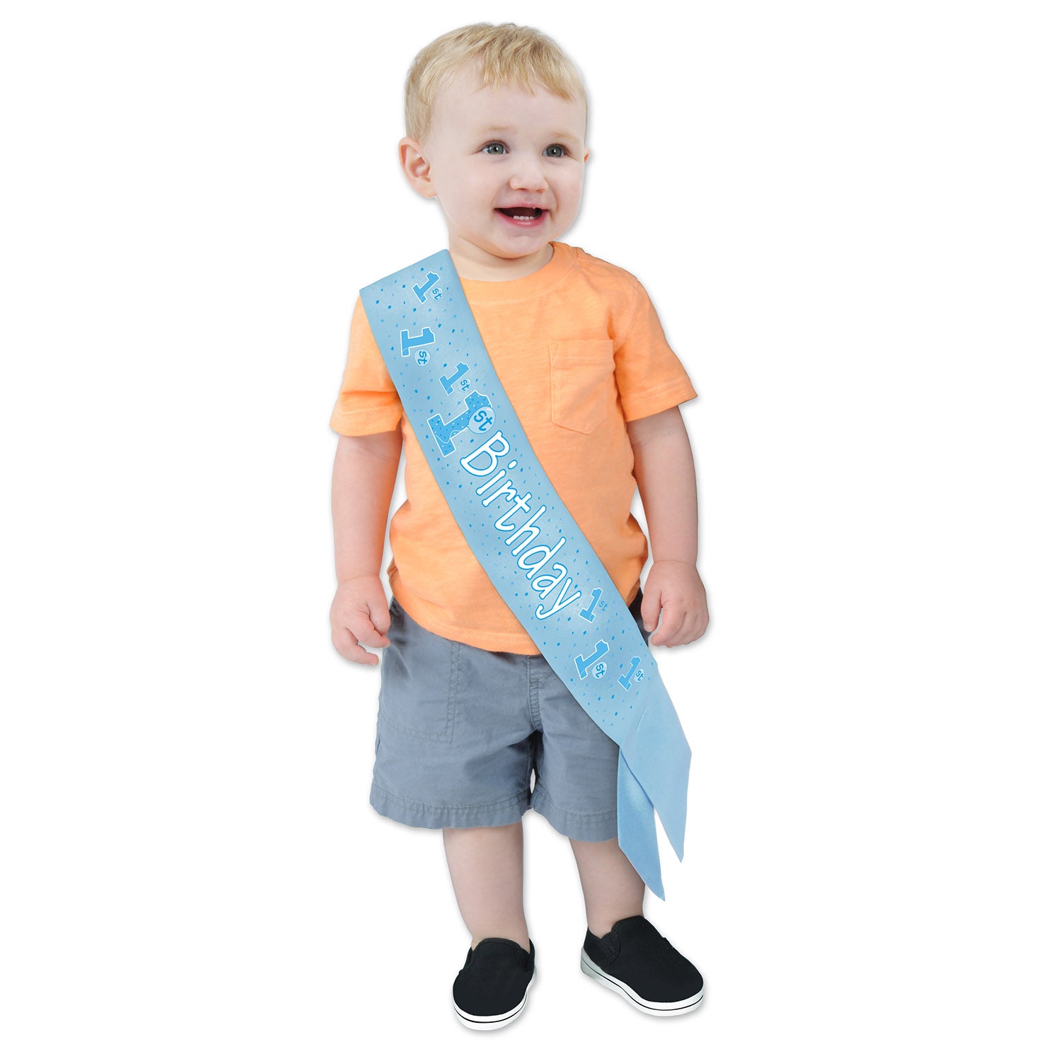 1st Birthday Satin Sash (Pack of 6)