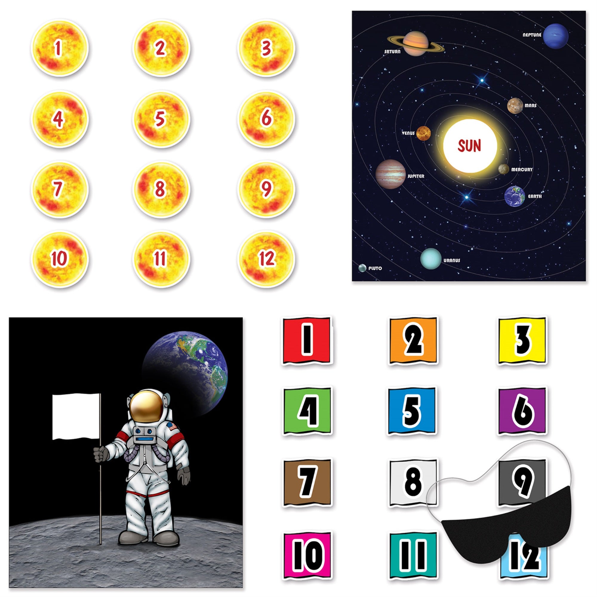 Space Party Games, (Pack Of 24)