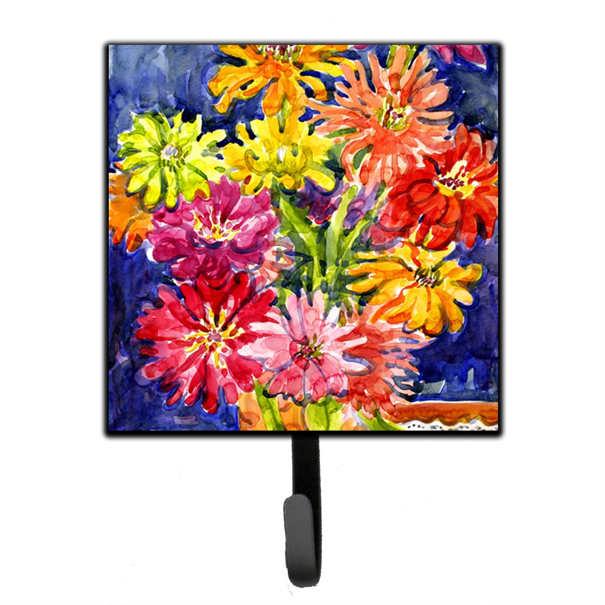 Caroline'S Treasures 6069Sh4 Flower-Gerber Daisies Leash Holder Or Key Hook, Small, Multicolor