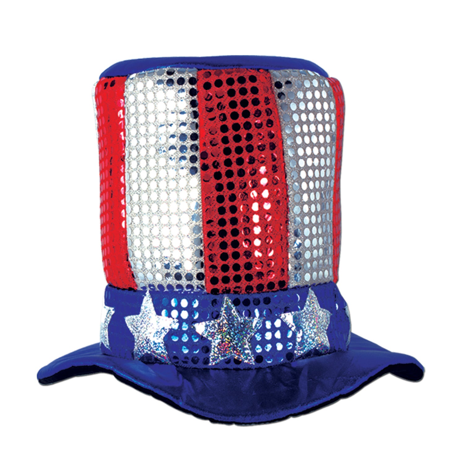 Glitz 'N Gleam Uncle Sam Top Hat (Pack of 12)