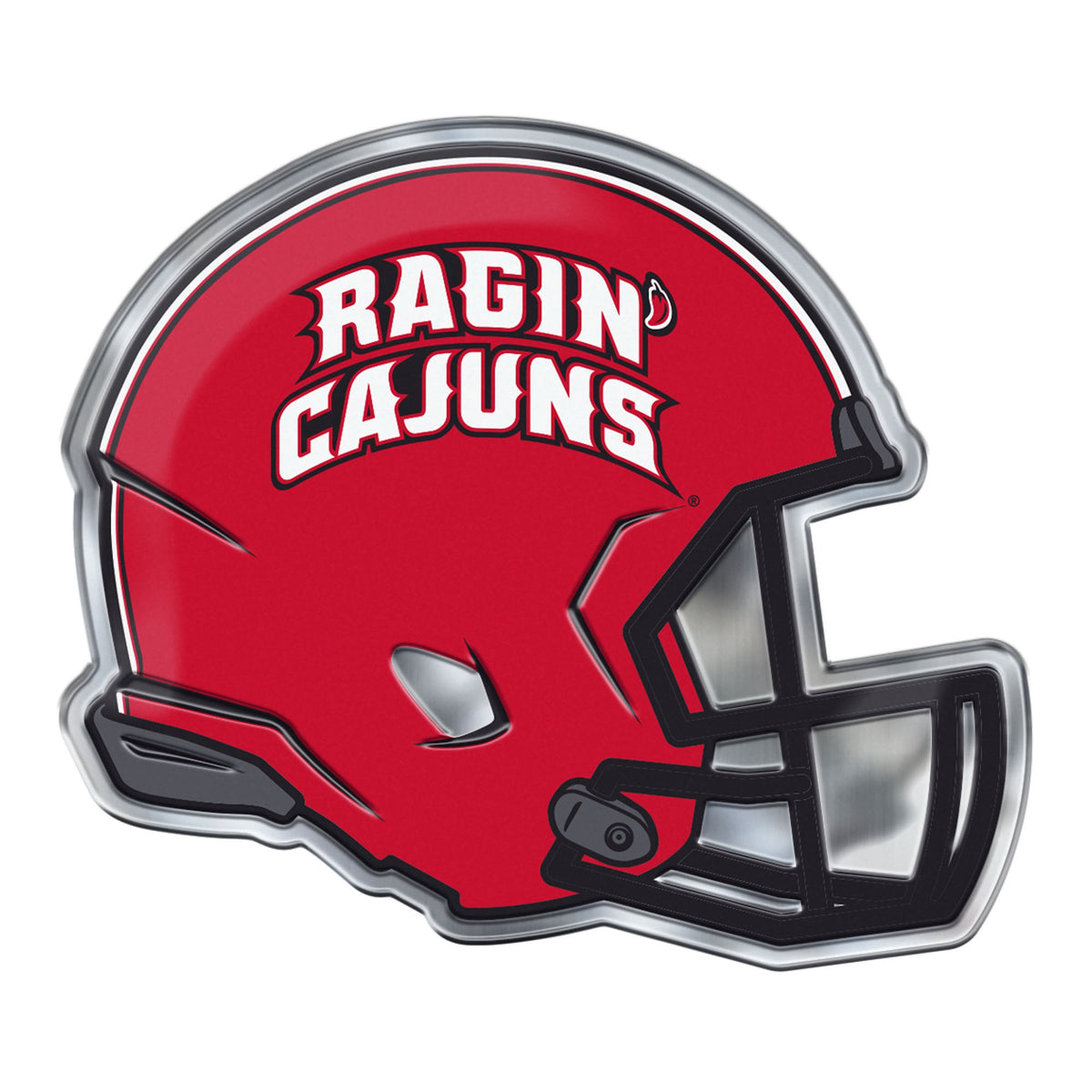Fanmats, University Of Louisiana-Lafayette Embossed Helmet Emblem