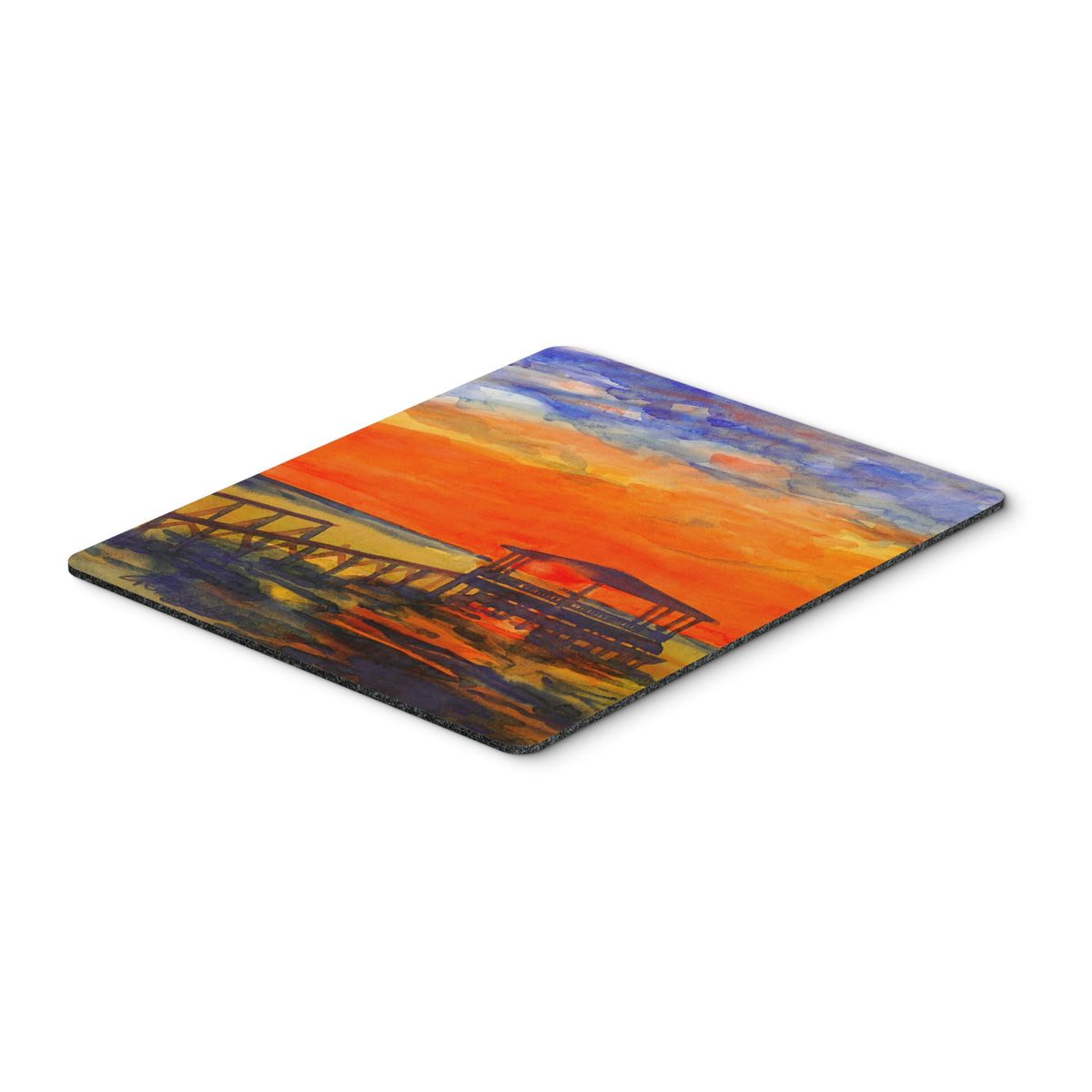 Caroline'S Treasures Mouse/Hot Pad/Trivet, Sunset From The Dock At The Pier (6076Mp)