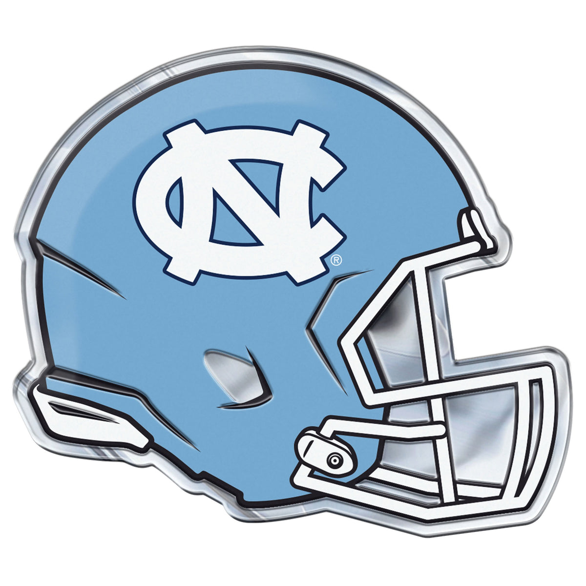 Fanmats, University Of North Carolina - Chapel Hill Embossed Helmet Emblem