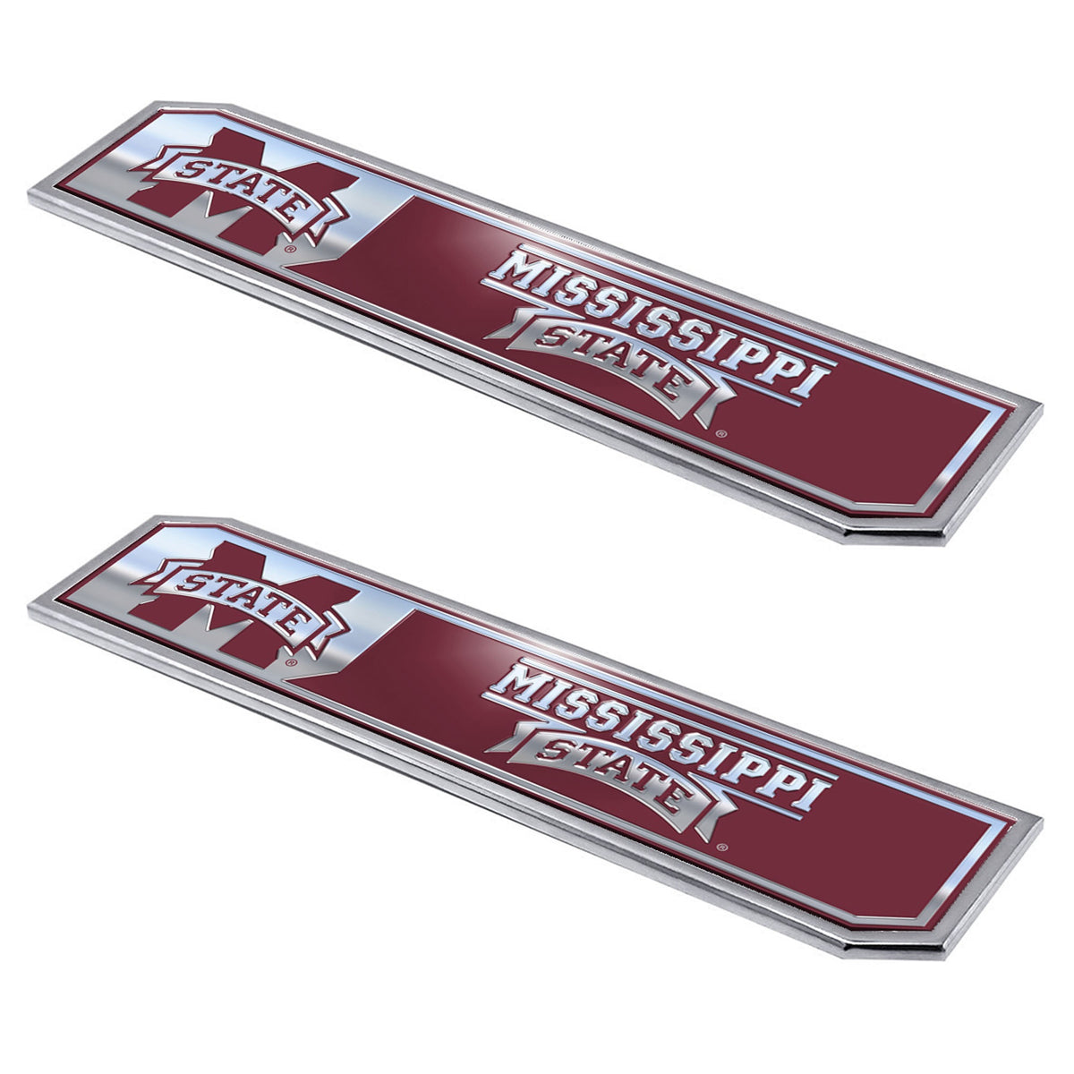 Fanmats, Mississippi State University Embossed Truck Emblem 2-Pk