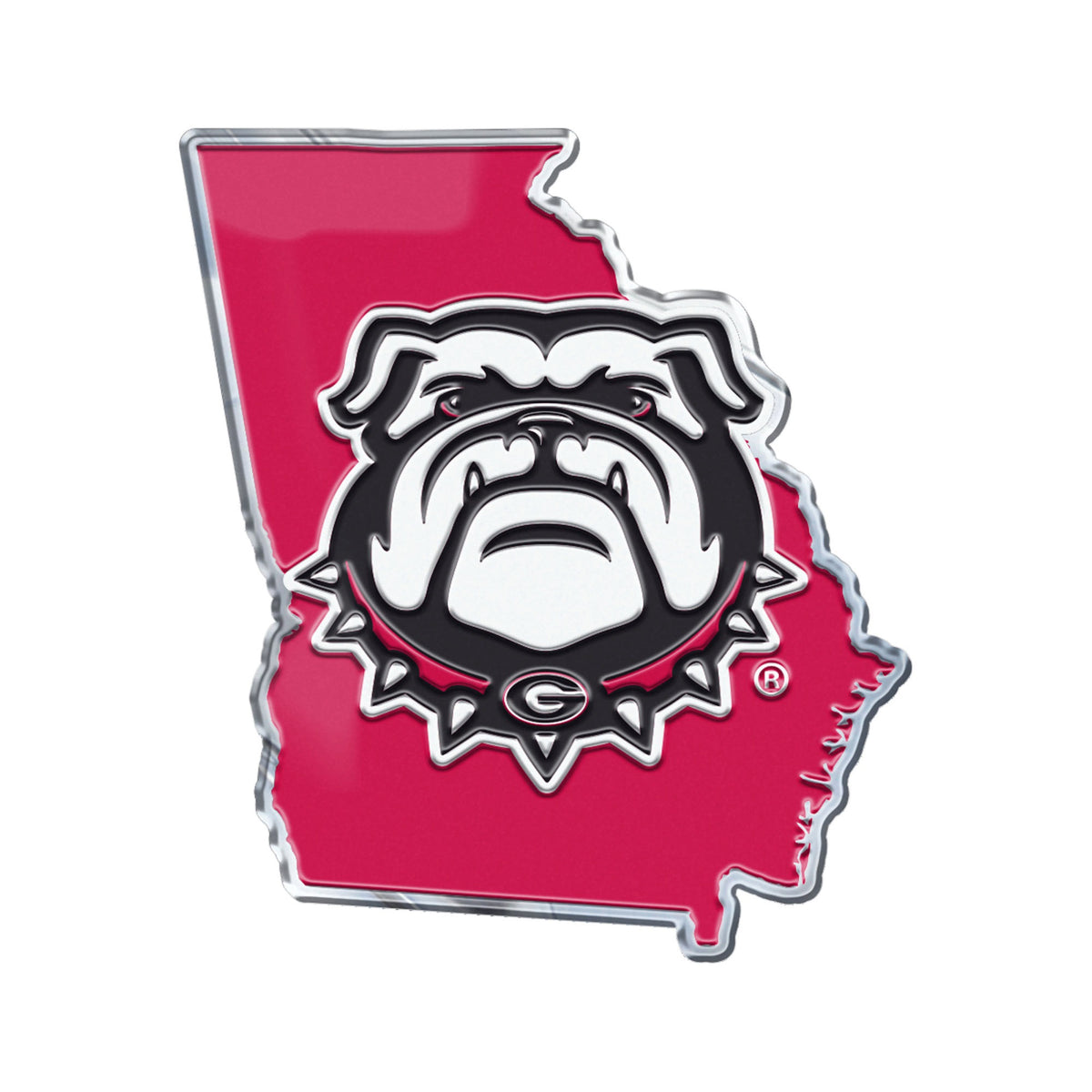Fanmats, University Of Georgia Embossed State Emblem
