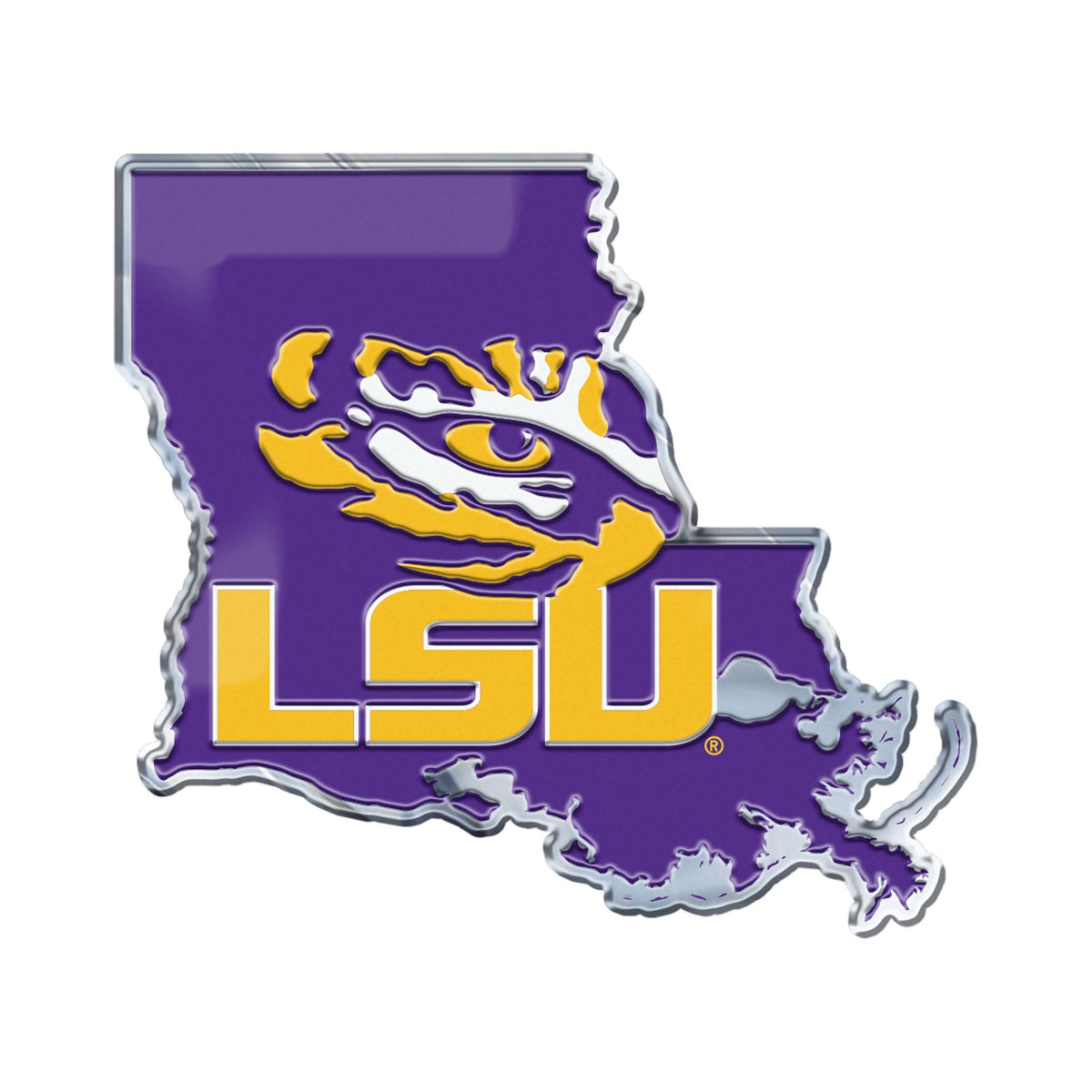 Fanmats, Louisiana State University Embossed State Emblem