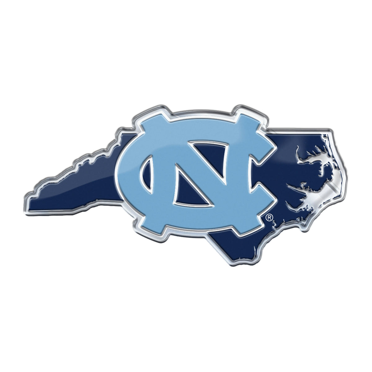 Fanmats, University Of North Carolina - Chapel Hill Embossed State Emblem