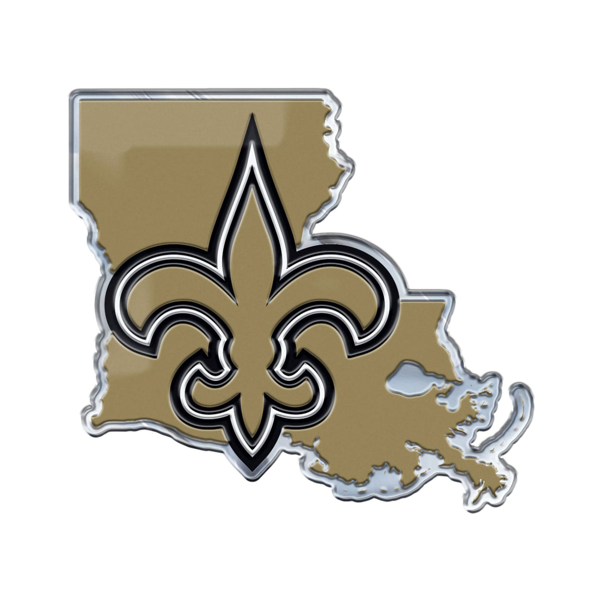 Fanmats, Nfl - New Orleans Saints Embossed State Emblem
