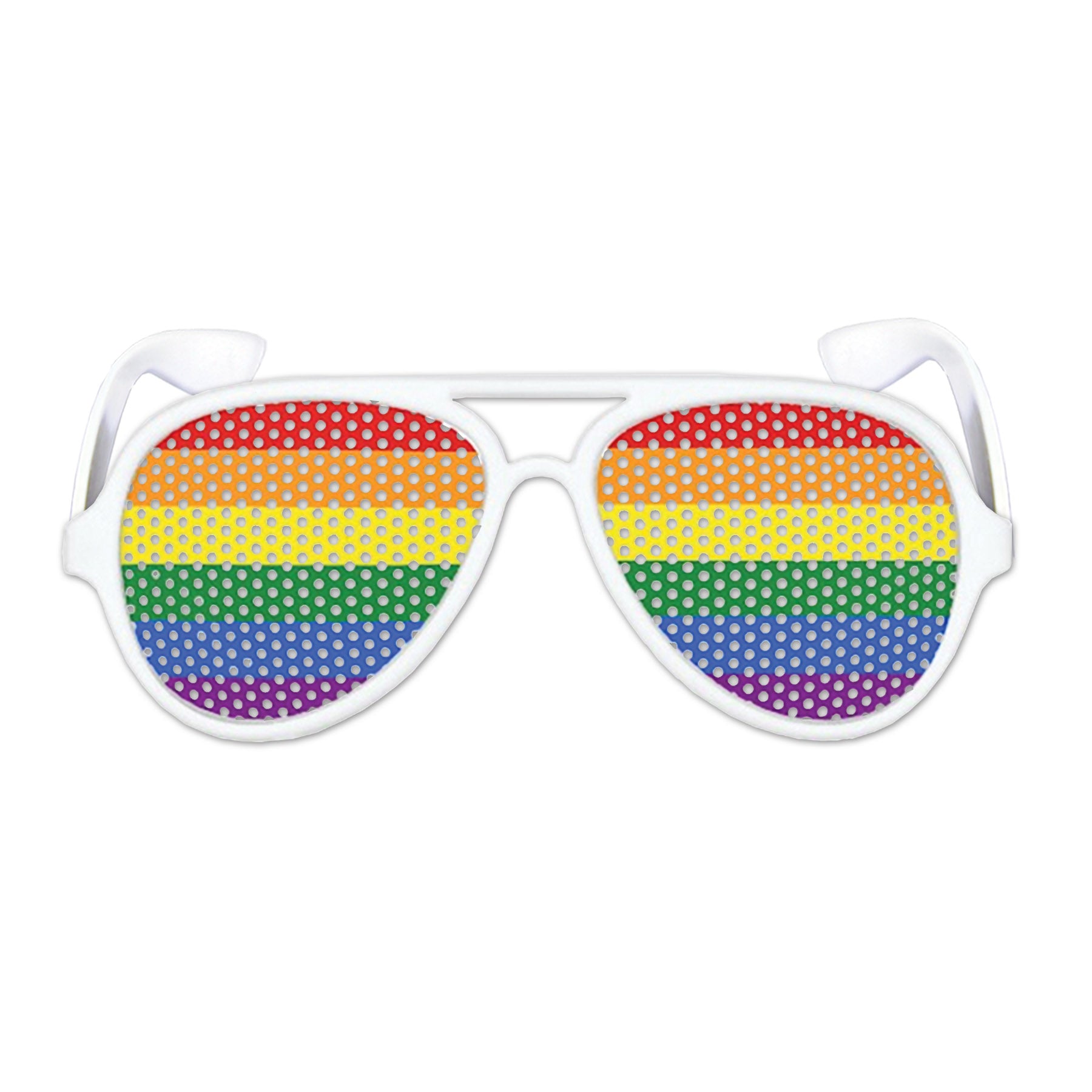Rainbow Pinhole Glasses, (Pack of 6)