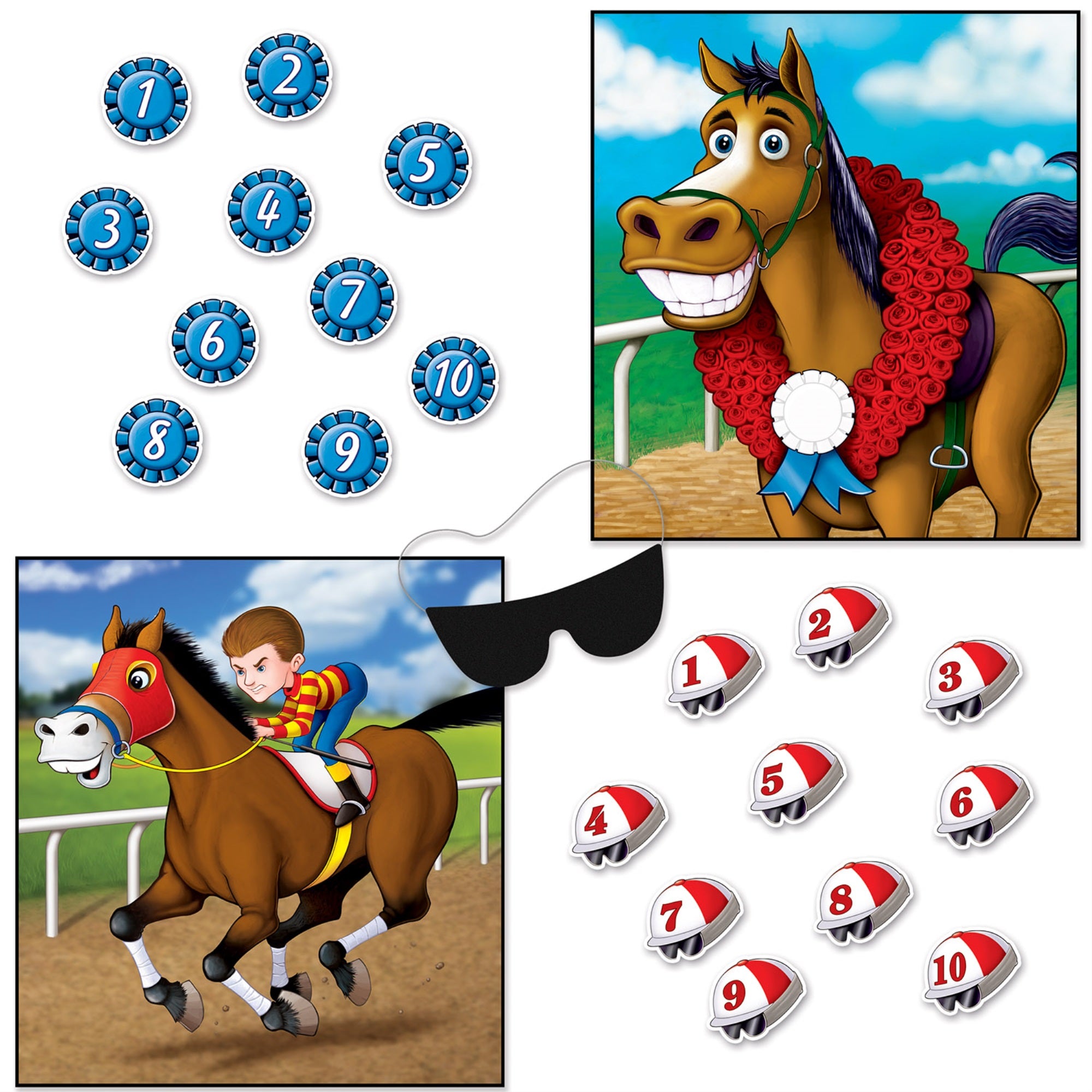 Horse Racing Party Games, (Pack Of 24)