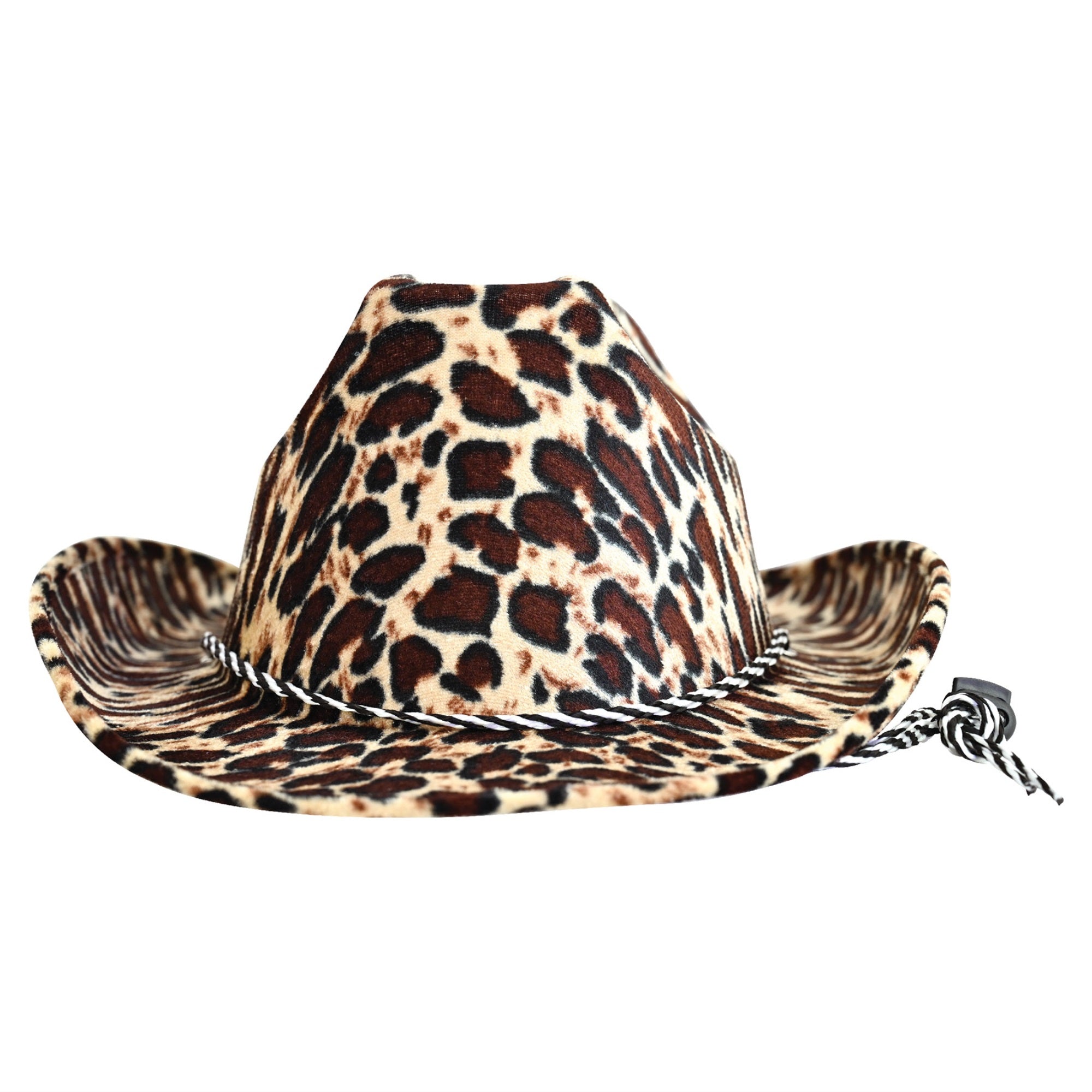Leopard Print Cowboy Hat (Pack Of 6)