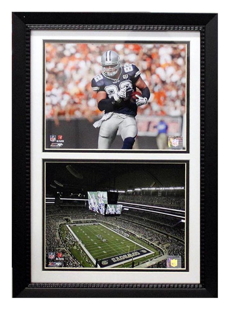 12x18 Double Frame - Jason Witten Cowboys Stadium
