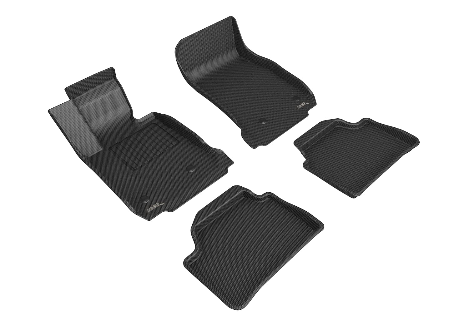 3D MAXpider Compatible with BMW 2 SERIES (F22) 2014-2021 KAGU BLACK R1 R2