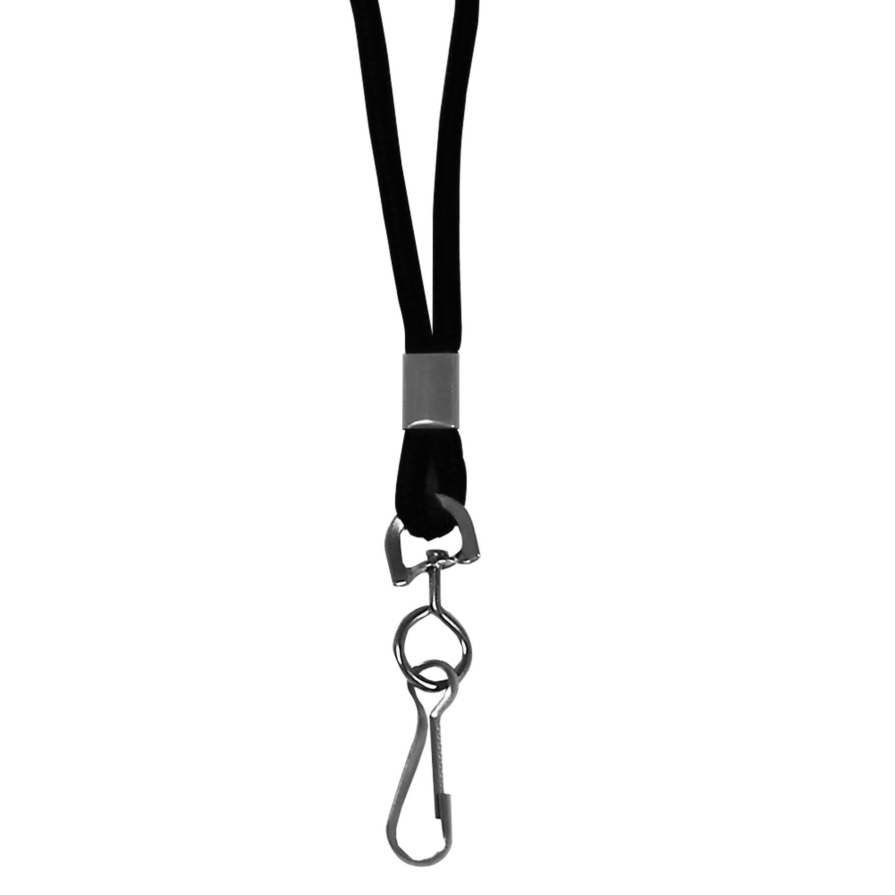 Standard Lanyard, Swivel Hook, Black (Set of 24)