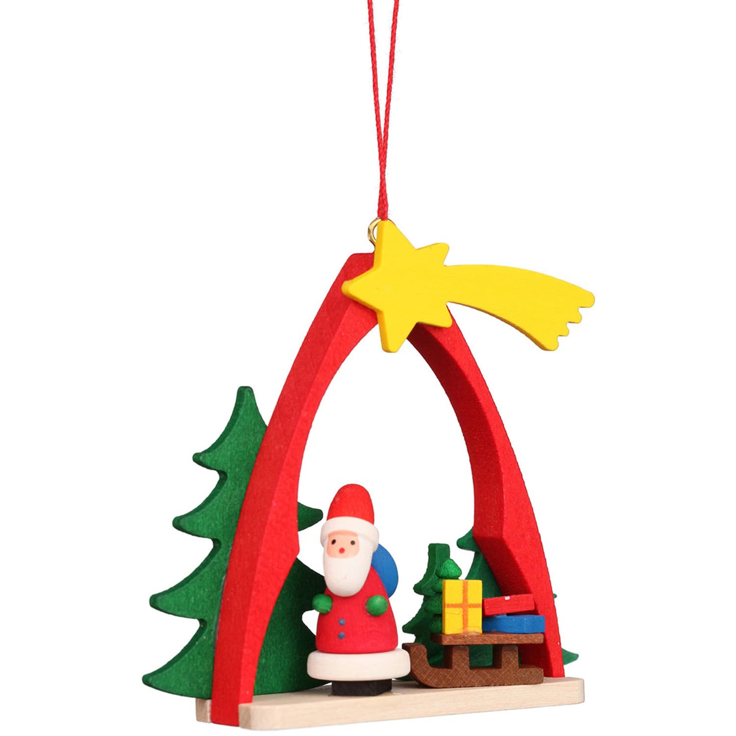 ORNMNT-SANTA ARCH EACH