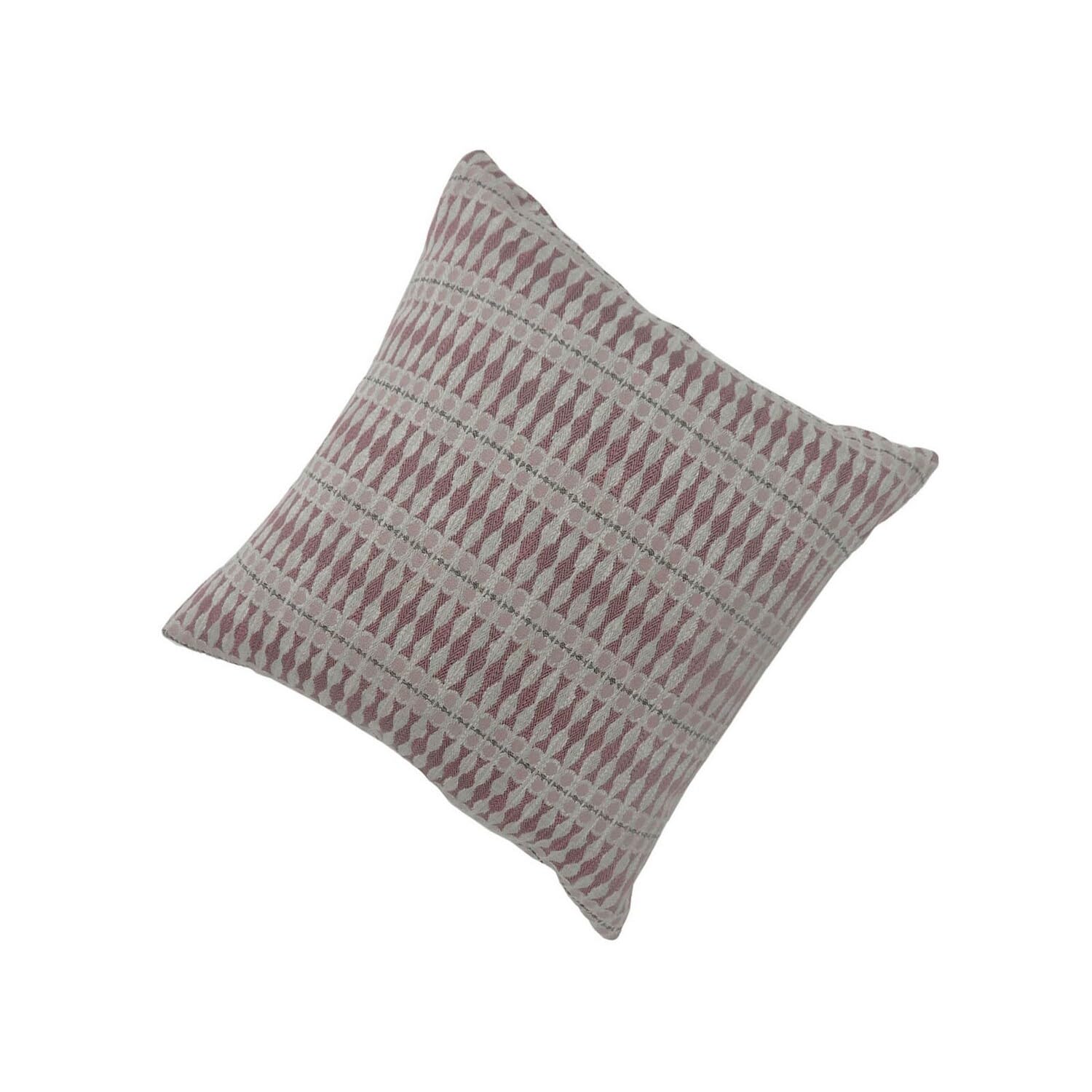 Contemporary Style Simple Traditionally Designed Set of 2 Throw Pillows, Red