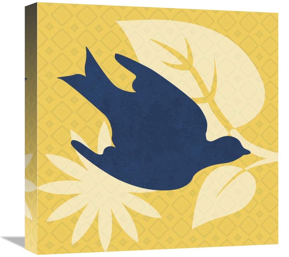 Bright Birds: Dove-Canvas Art-18x18”