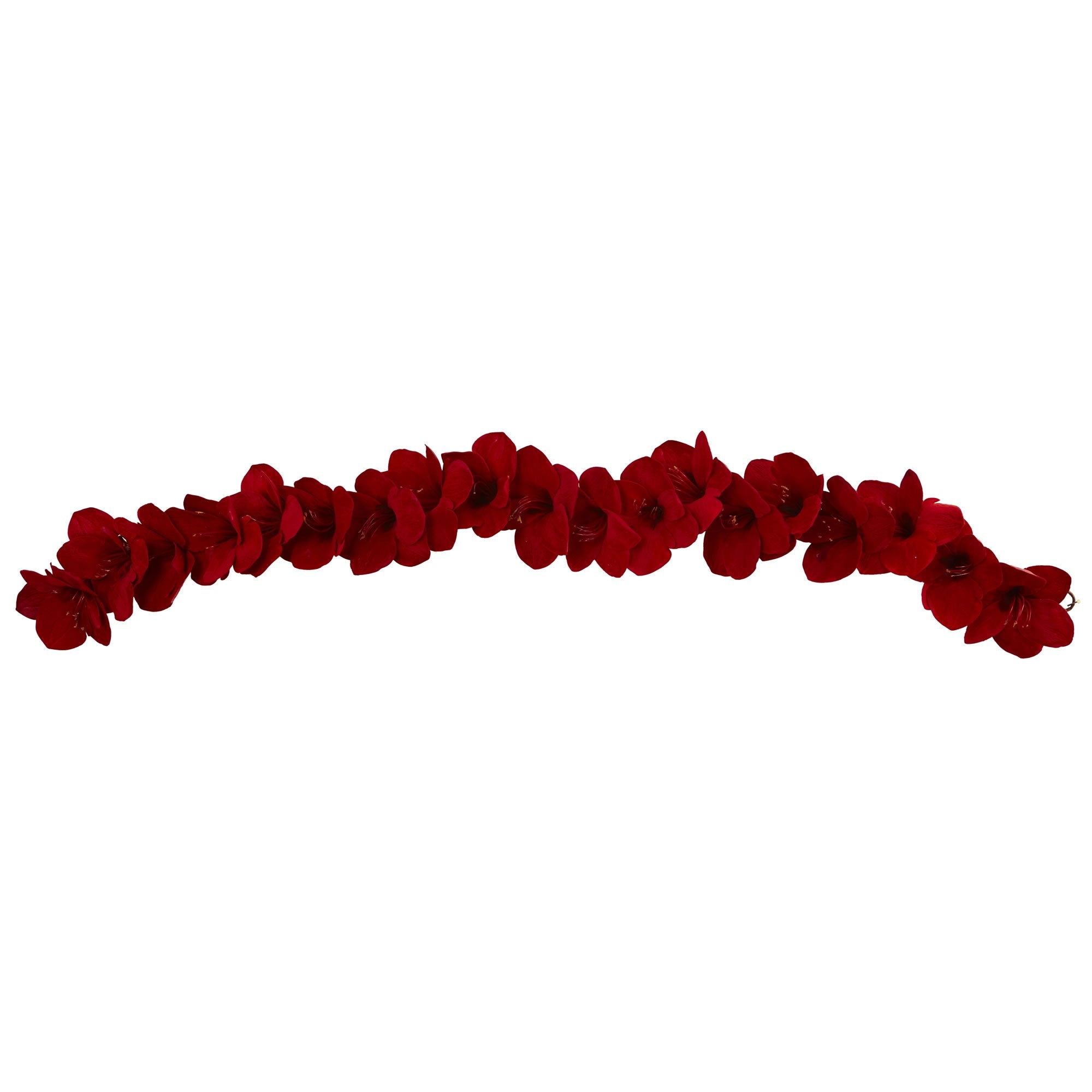 Nearly Natural 4549 5 Amaryllis Silk Garland
