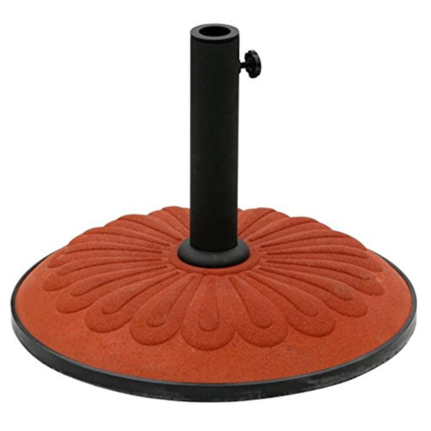 Resin Compound Sunflower Umbrella Base - Dark Green