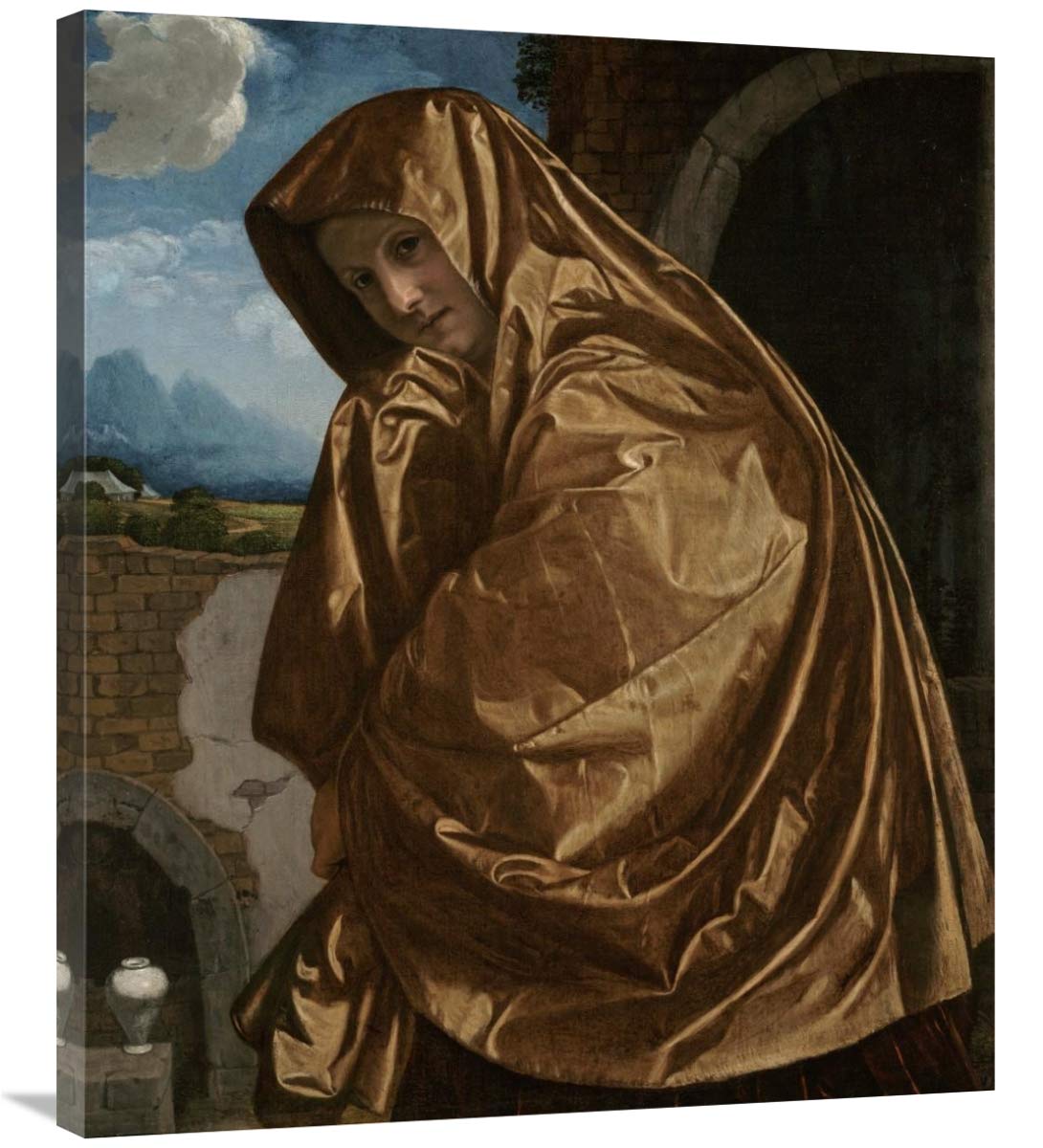 Saint Mary Magdalene at the Sepulchre-Canvas Art-30.6x36”
