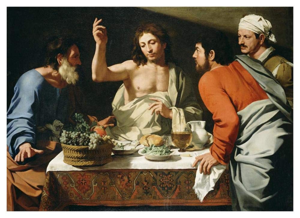 The Supper at Emmaus-Paper Art-46x33”