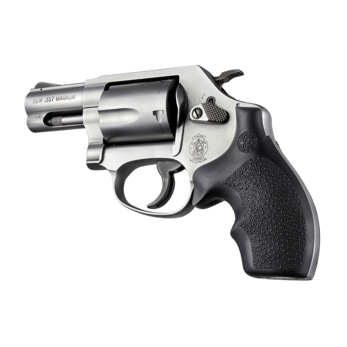 Hogue S&W J Frame Round Butt Rubber Bantam Style Grip Black