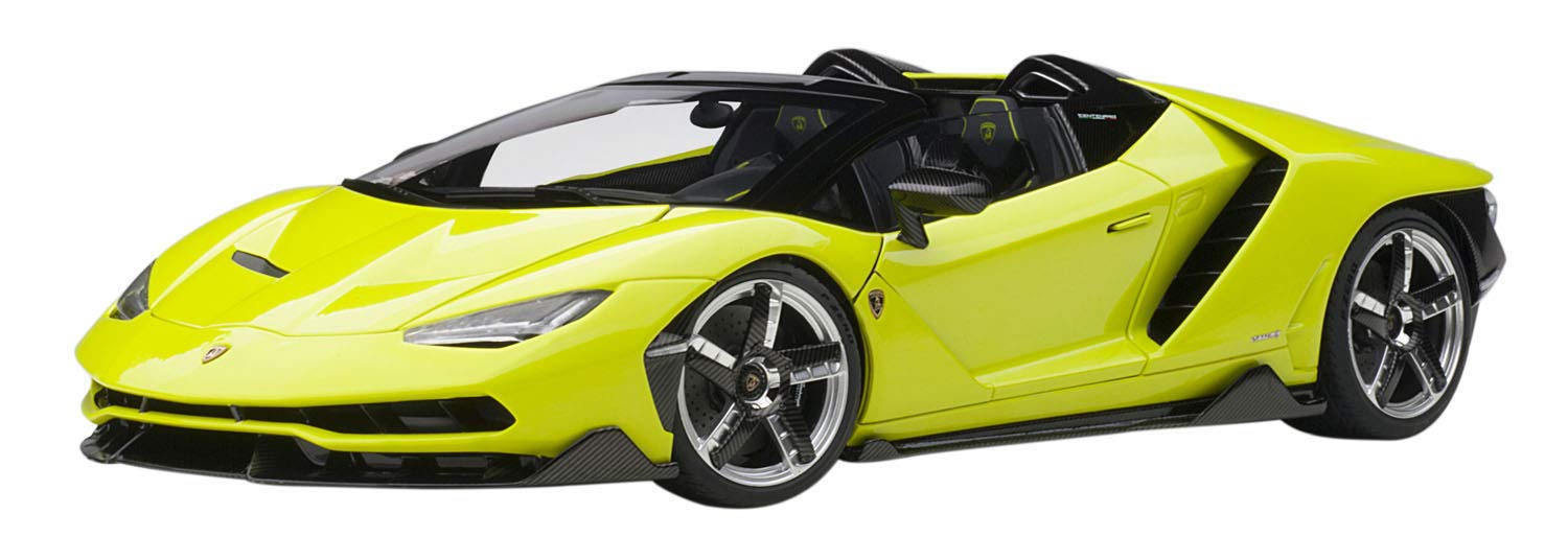 Lamborghini Centenario Roadster Verde Scandal / Solid Light Green 1/18 Model Car by Autoart