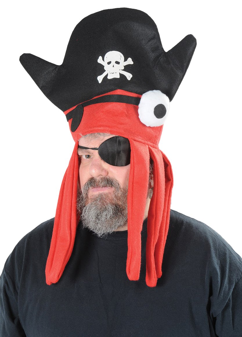 Felt Pirate Squid Hat