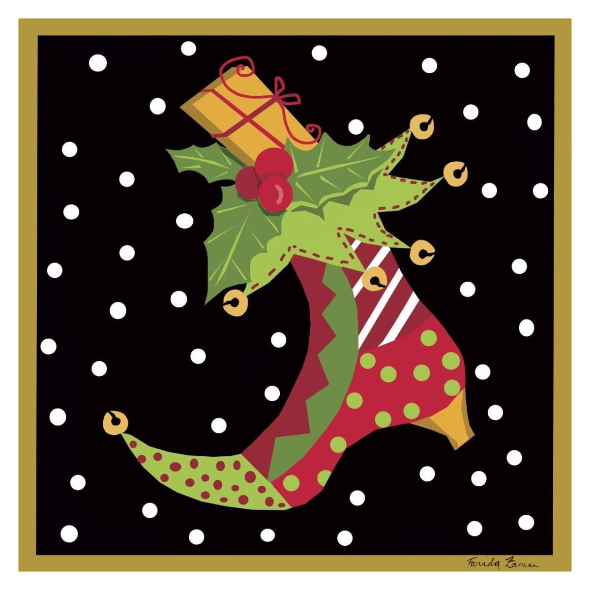 The Night Before Chrsitmas III -Paper Art-32x32”