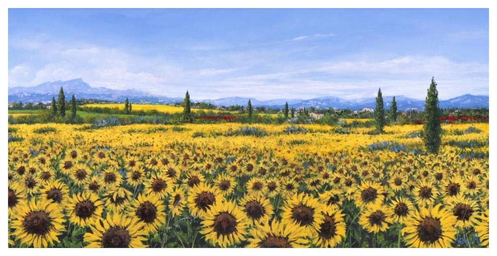 Girasoli-Paper Art-62x32”