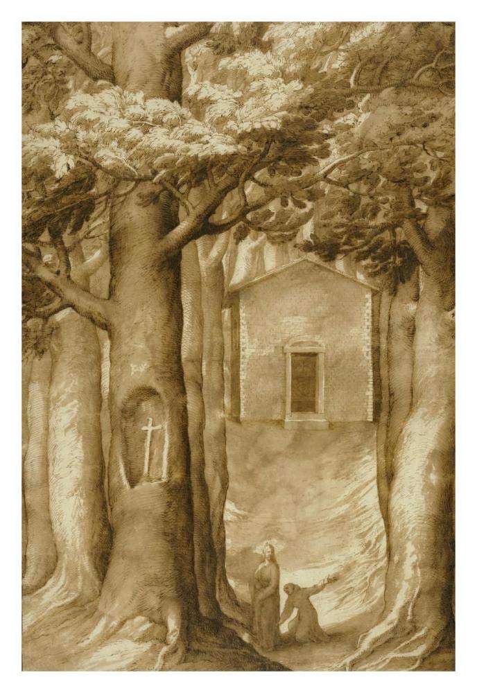 La Verna: The Chapel of the Blessed Giovanni della Verna-Paper Art-22x32”